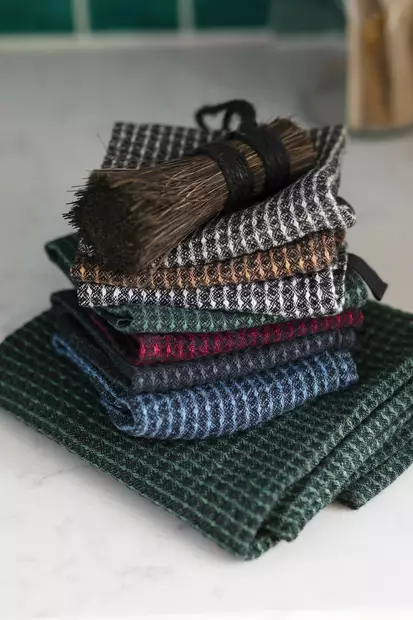 LAPUAN KANKURIT Maija Imukykyinen Ekologinen Tiskiliina - Bambuiset ja Pellavaiset tiskirätit - 6417695406460 - 2