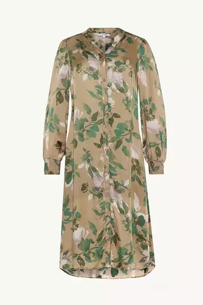 CLAIRE Dagmara Pitkähihainen Viskoosi Paitamekko - Kangasmekot - 25378199-4540 - 2