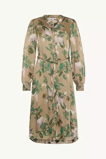 CLAIRE Dagmara Pitkähihainen Viskoosi Paitamekko - Kangasmekot - 25378199-4540 - 1