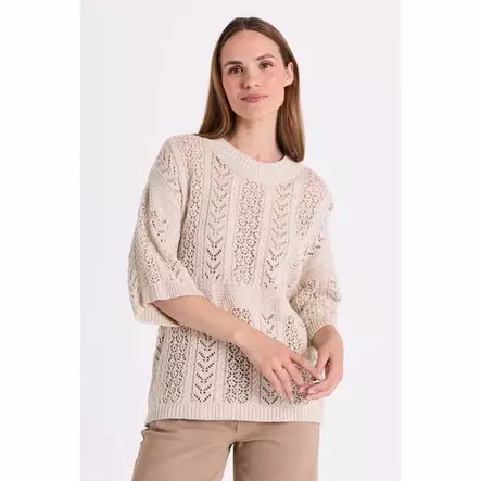 FREE/QUENT FQARWEN Puuvillaneulepusero Kuvioneulos - Neulepaidat, -tunikat, -mekot - 261207333-2080 - 1