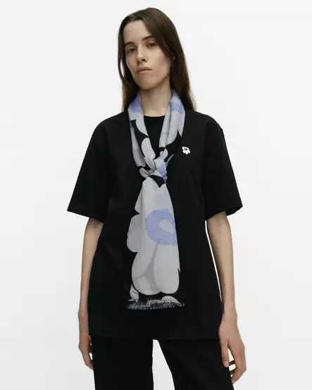 Marimekko Fiore Unikko Kudottu Huivi - Pitkäthuivit - 6411255121480 - 1