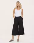 FREE/QUENT FQNANNI Leveälahkeiset Culottes Housut - Cropped, 7/8 -lahje - NOS211583-1000 - 1