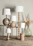 A lot Decoration Lampunvarjostin Creme Pellava Ø35 cm - Pöytävalaisimet - 7340082386160 - 2
