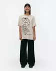 Marimekko Kioski Vinhe Vihkiruusu Placement T-Paita - Trikoopaidat ja Collegepaidat - 094297-890 - 5