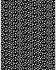 Marimekko Mini Unikko Puuvillakangas, valkoinen, musta - Marimekko Kankaat - 6411255042600 - 1