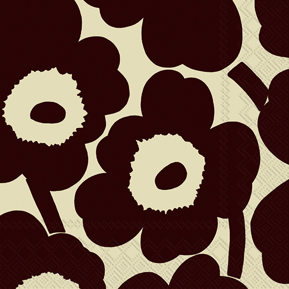 Marimekko Unikko Servetti 33x33cm 20kpl - Marimekko Servetit - 686423722950 - 1