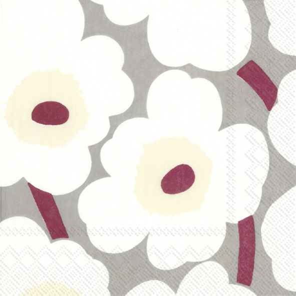 Marimekko Unikko Servetti 33x33 cm 20 kpl - Marimekko Servetit - 686423744570 - 1