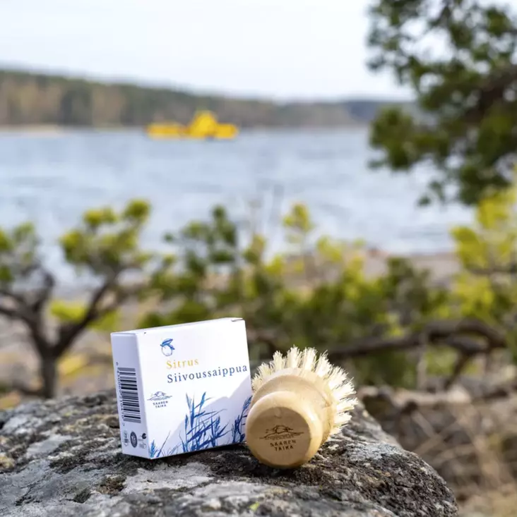 Saaren Taika Ekologinen Siivoussaippua, Kaikkeen puhdistamiseen, 100g - Siivoussaippuat - 6430069210470 - 1