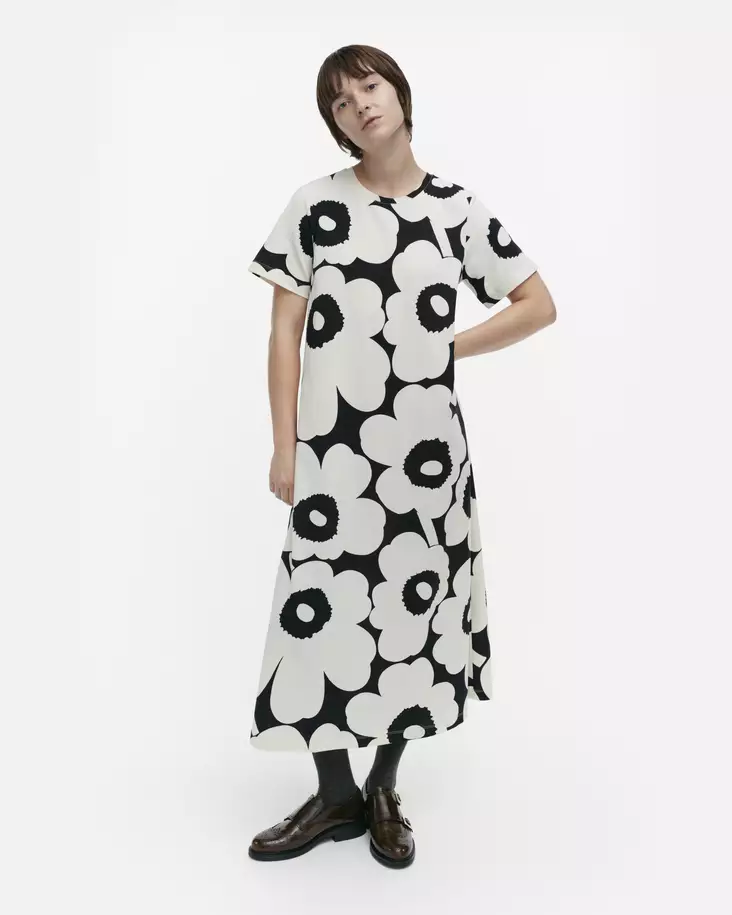 Marimekko Pisteinen Unikko Trikoomekko - Trikoomekot ja Collegemekot - 094476-910 - 1