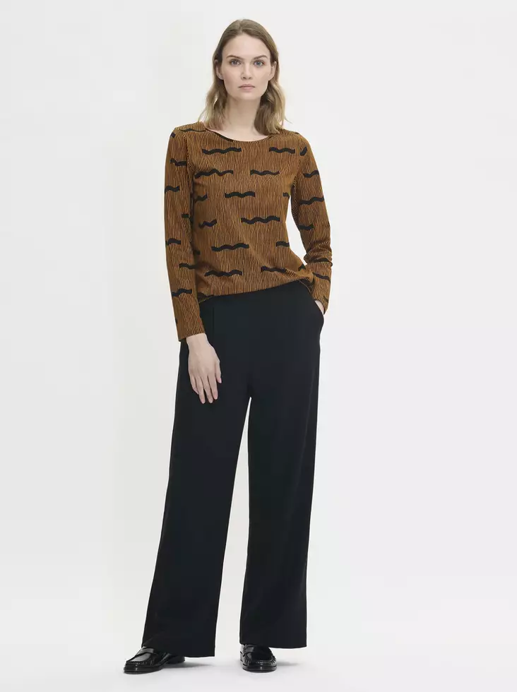 Nanso Laineilla Puuvillatrikoo Pusero - Trikoopaidat ja Collegepaidat - 25328971-4400 - 1