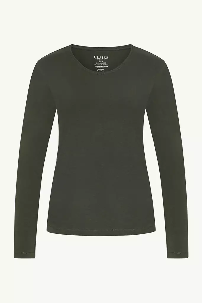 CLAIRE Amy Pitkähihainen Paita - Trikoopaidat ja Collegepaidat - 25371680-4480 - 1
