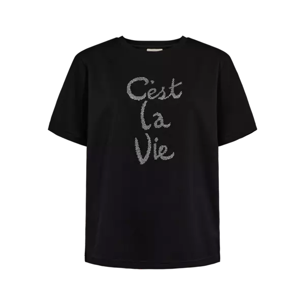 FREE/QUENT Malak Printillinen T-paita - Trikoopaidat ja Collegepaidat - 254206437-1000 - 1