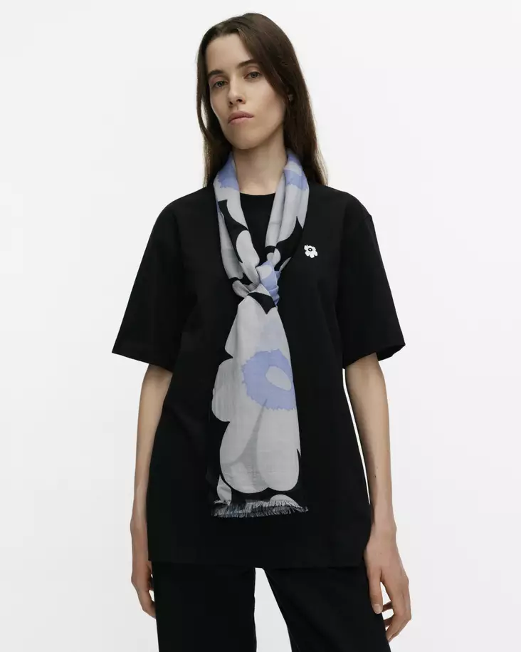 Marimekko Fiore Unikko Kudottu Huivi - Pitkäthuivit - 6411255121480 - 1