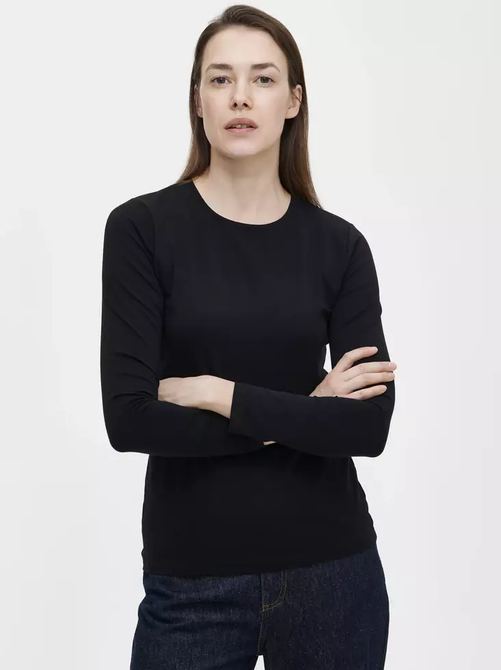 Nanso Basic Pitkähihainen Pusero - Trikoopaidat ja Collegepaidat - NOS28770-1210 - 1