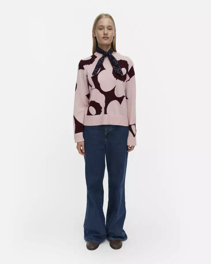 Marimekko Aatto Unikko Neulepusero - Neulepaidat, -tunikat, -mekot - 095727-440 - 1