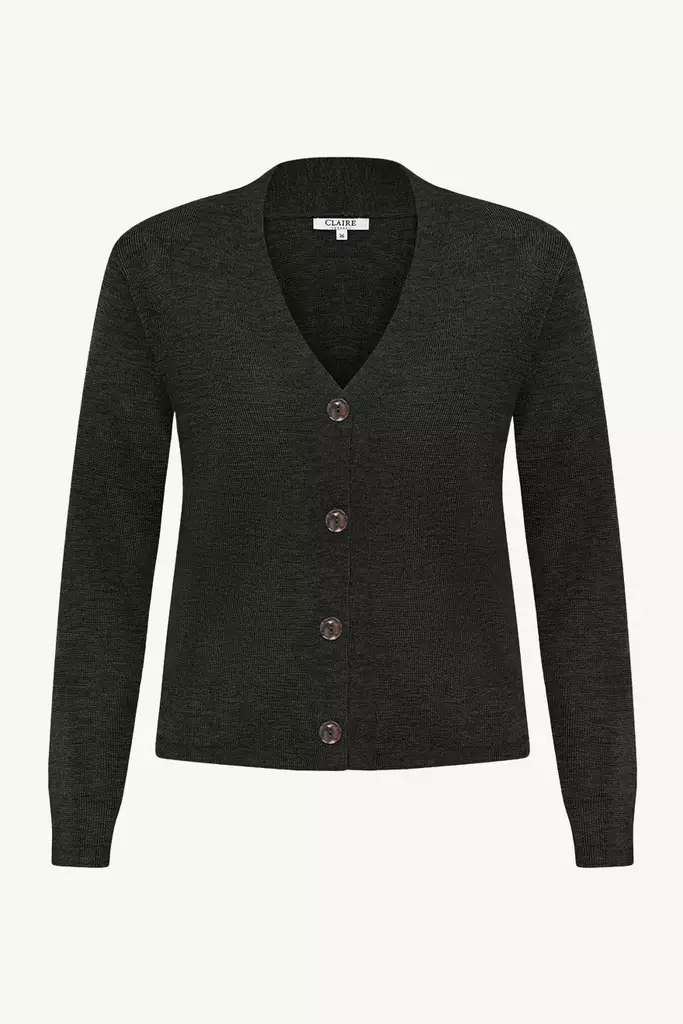 CLAIRE Cait Villaneuletakki Napituksella - Neuletakit - 25373237-14480 - 1