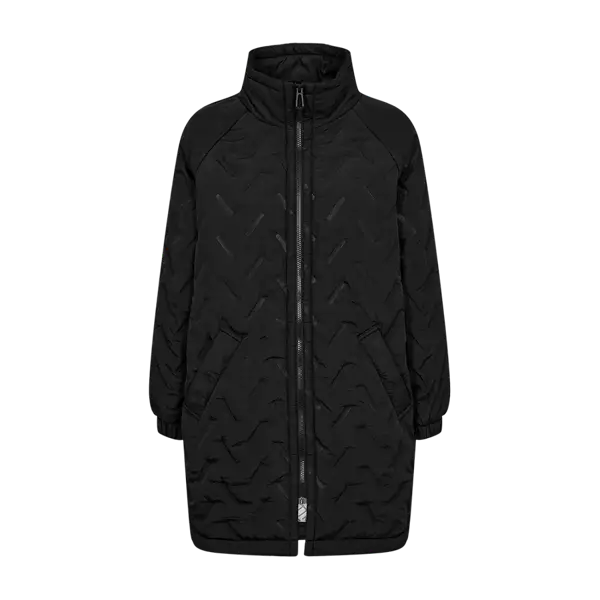 FREE/QUENT Crown Tikattu Takki - Kevyttakit ja Liivit - 254204500-1000 - 1