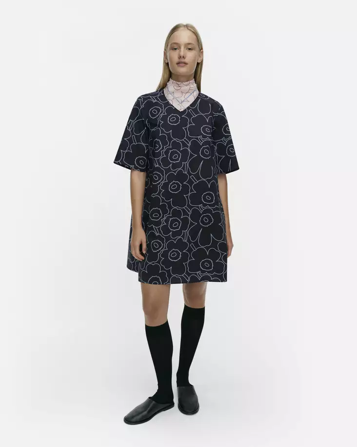 Marimekko Kukkiva Piirto Unikko Mekko - Kangasmekot - 095997-550 - 1
