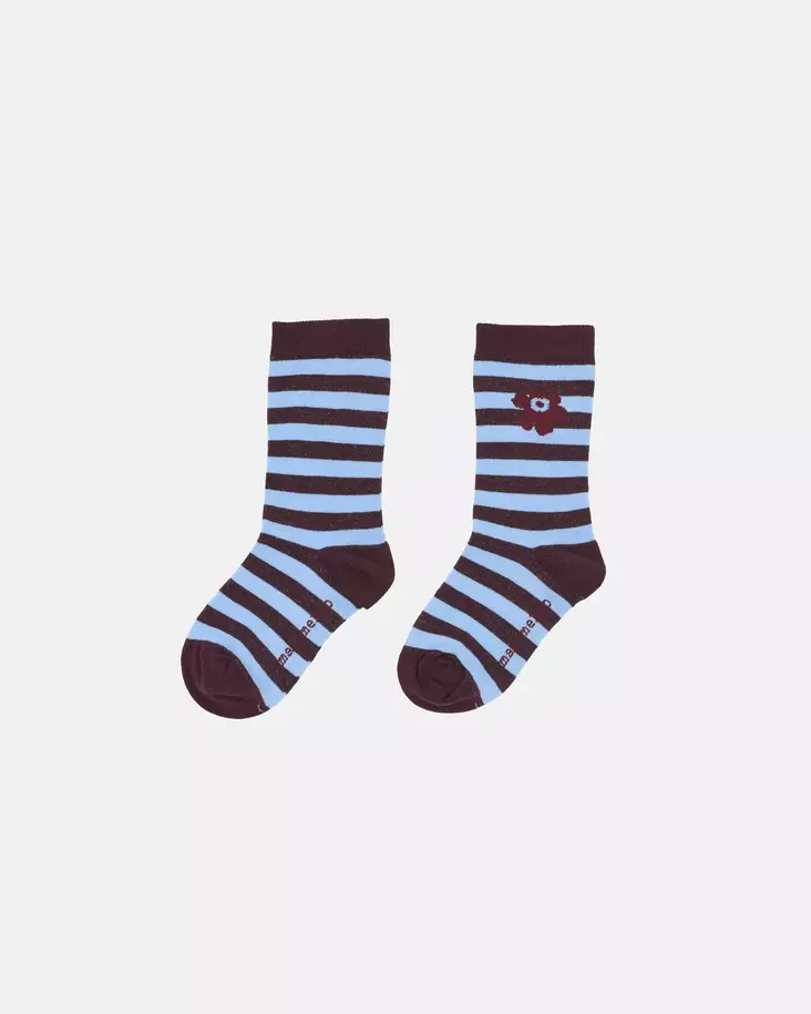 Marimekko Makeinen Tasaraita Unikko Lasten Sukat - Sukkahousut ja sukat - 095963-350 - 1