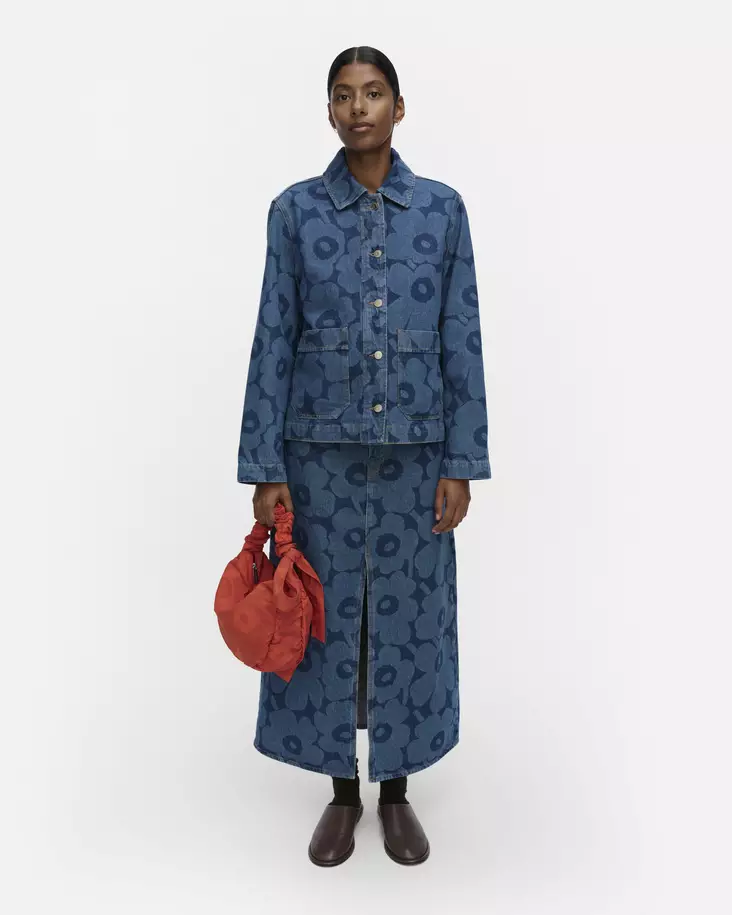 Marimekko Maridenim Näkymä Unikko Farkkutakki - Farkkutakit - 096022-550 - 1