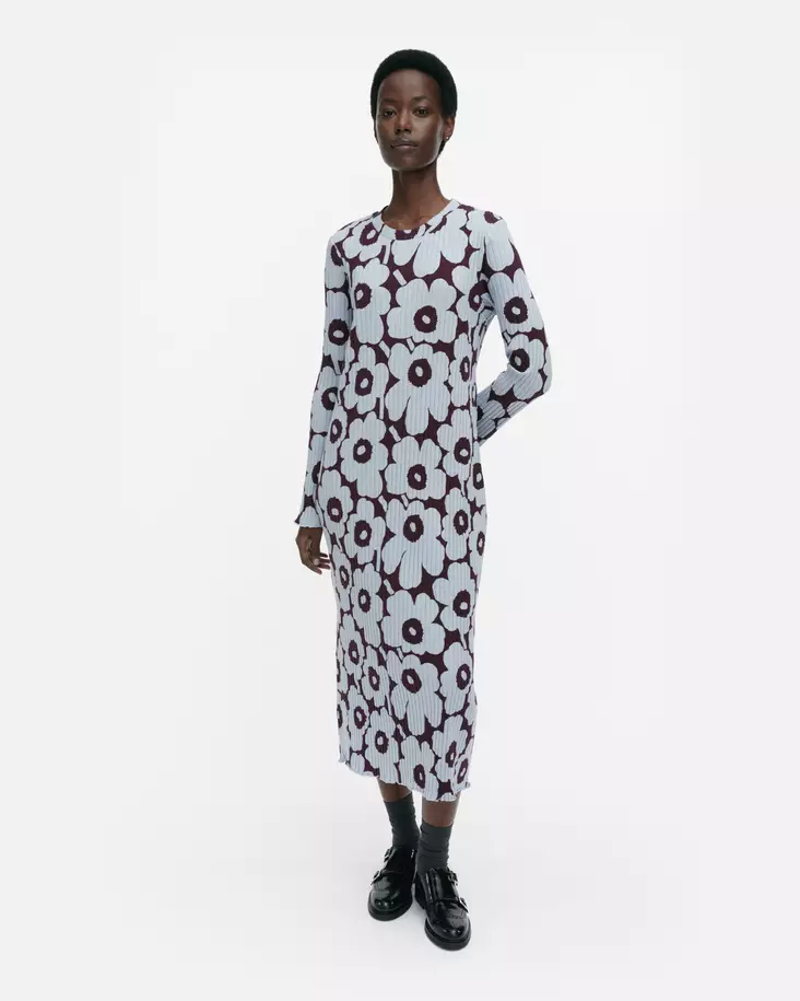 Marimekko Rulla Unikko Ribbitrikoomekko - Trikoomekot ja Collegemekot - 094487-530 - 1