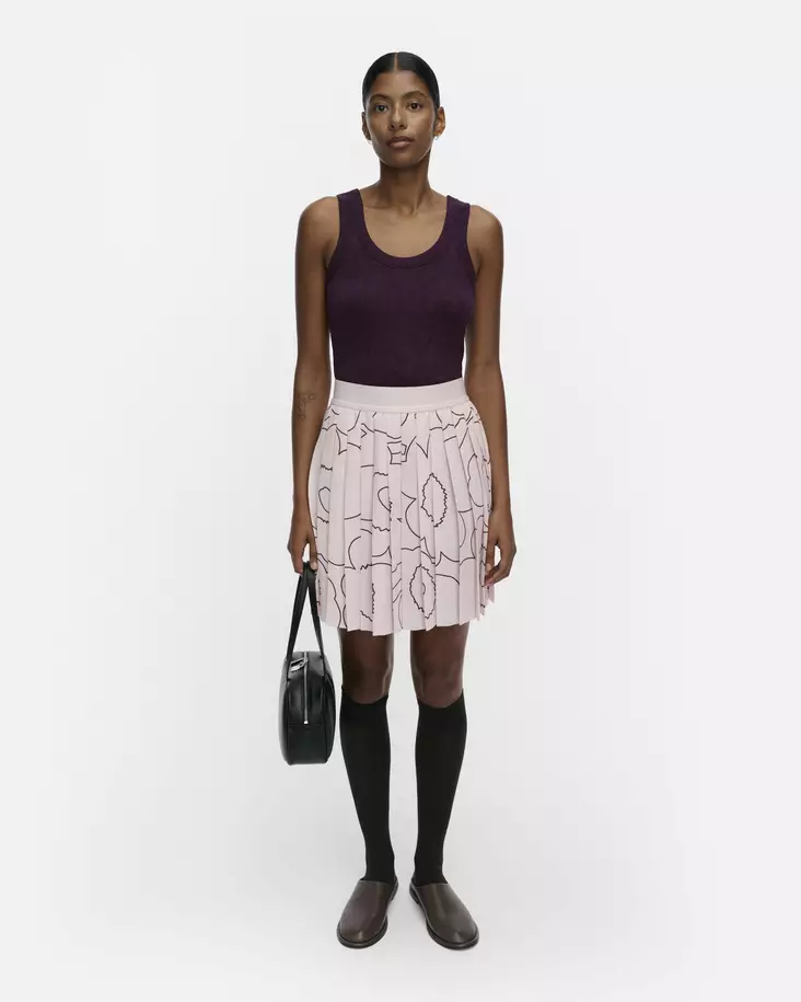 Marimekko Sävyt Piirto Unikko Toppi - Trikoopaidat ja Collegepaidat - 095927-450 - 1