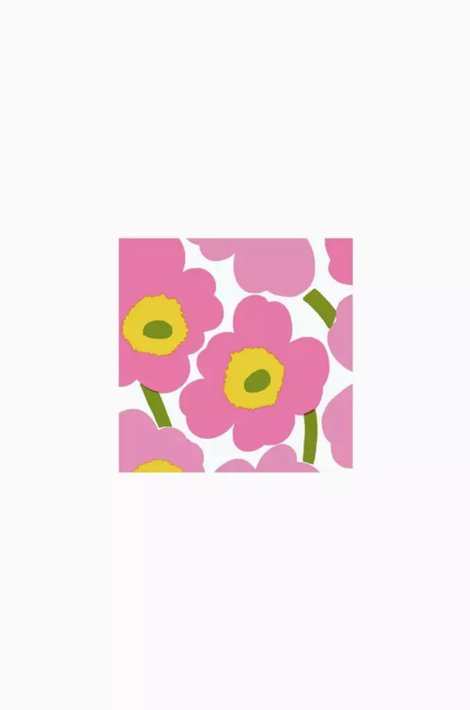 Marimekko Unikko Lautasliina 24x24 cm | 20 kpl - Marimekko Servetit - 6411632140080 - 1
