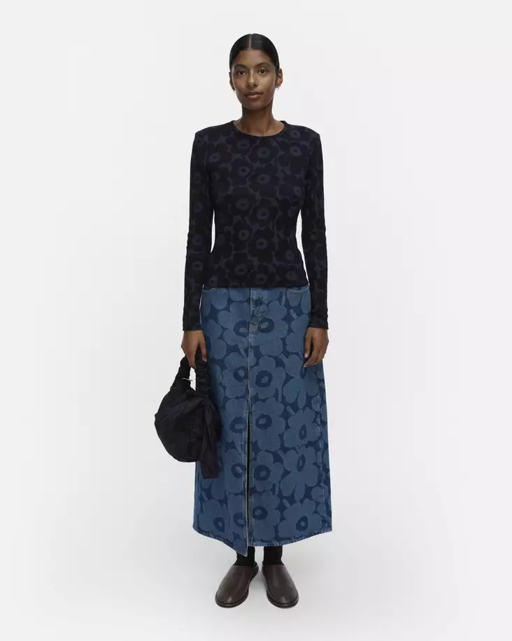 Marimekko Vaihde Unikko Ribbitrikoopusero - Trikoopaidat ja Collegepaidat - 095932-590 - 1