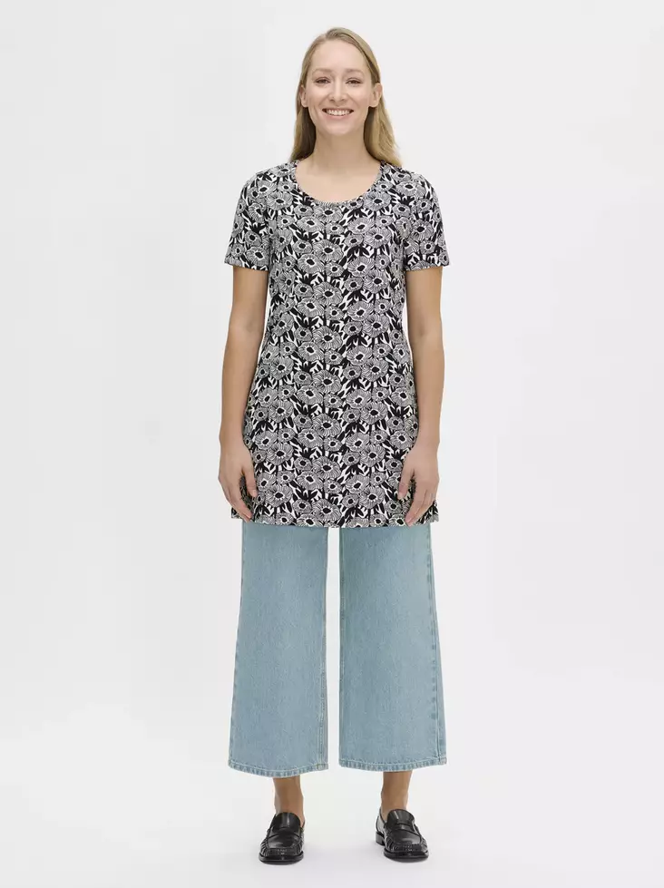 Nanso Samettikukat Lyhythihainen Trikootunika - Trikootunikat ja Collegetunikat - 25228894-1510 - 1