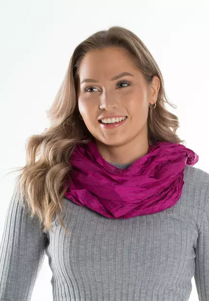 LASESSOR Kiana Silkkituubihuivi 70x80cm - Tuubihuivit - 1106314017341 - 1