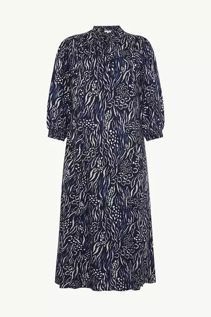 CLAIRE CWDAGMARA Pitkähihainen Viskoosi Paitamekko - Kangasmekot - 26173764-3151 - 1