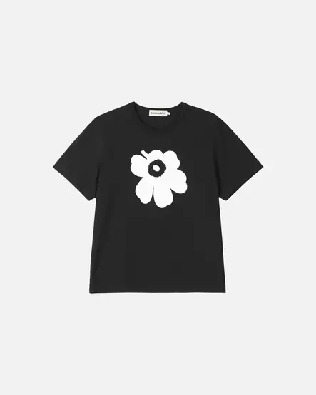 Marimekko Kioski Erna Unikko Placement T-Paita - Trikoopaidat ja Collegepaidat - 094087-091 - 2