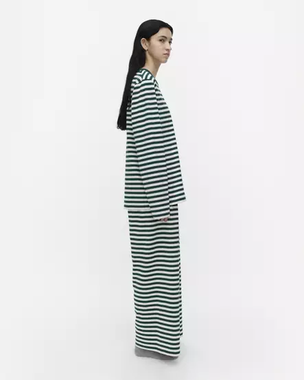 Marimekko Tasaraita Unisex Pitkähihainen Trikoopaita - Trikoopaidat ja Collegepaidat - 096249-061 - 2