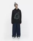 Marimekko Kioski Teesi Unikko Placement Huppari - Trikoopaidat ja Collegepaidat - 096190-991 - 1