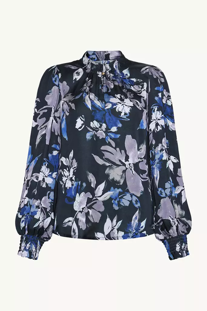 CLAIRE Raquel Pitkähihainen Viskoosipusero - Kangaspaidat - 25373272-3151 - 1