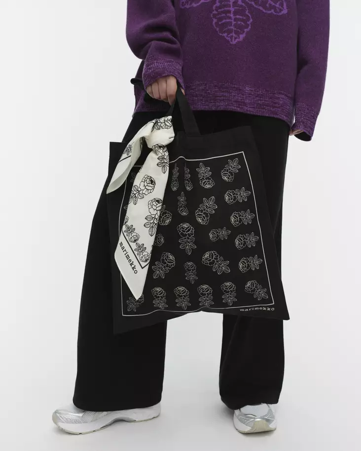 Marimekko Kioski Astrilli Vihkiruusu Huivi - Neliöhuivit - 6411255063551 - 1