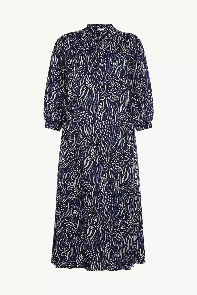 CLAIRE CWDAGMARA Pitkähihainen Viskoosi Paitamekko - Kangasmekot - 26173764-3151 - 1