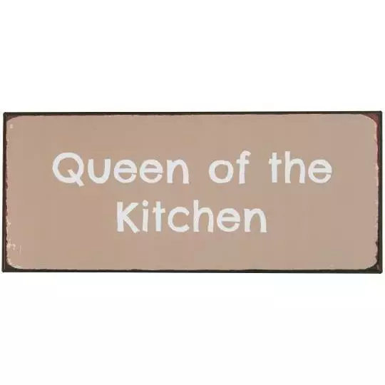 IB laursen DENMARK Metallikyltti "Queen of the kitchen" - Sisustustaulut - 5709898354701 - 1