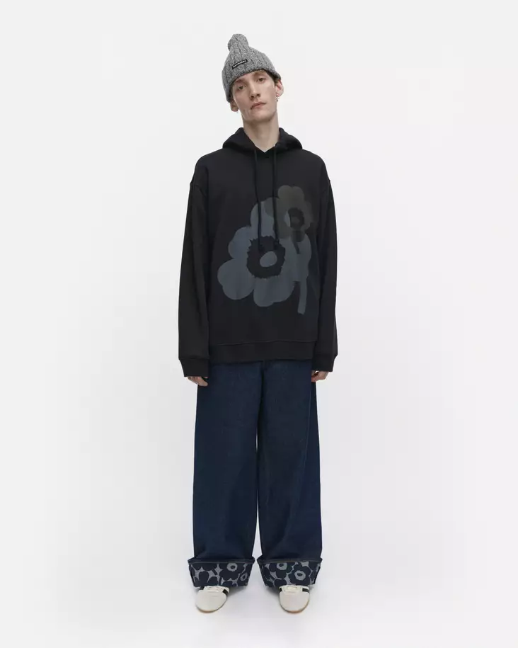 Marimekko Kioski Teesi Unikko Placement Huppari - Trikoopaidat ja Collegepaidat - 096190-991 - 1