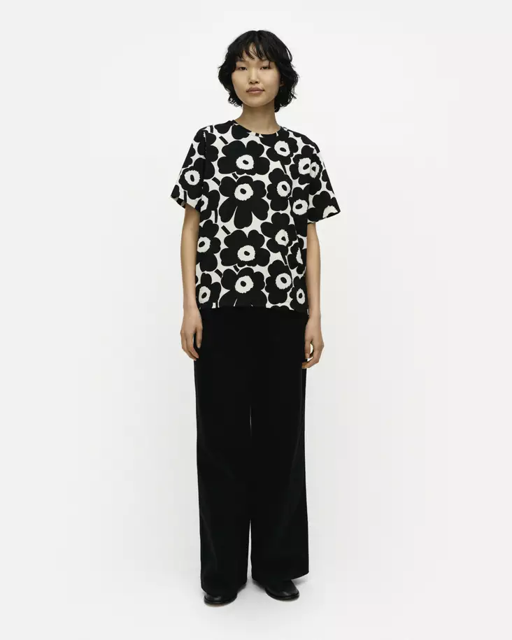 Marimekko Tunnit Unikko T-Paita - Trikoopaidat ja Collegepaidat - 096623-901 - 1