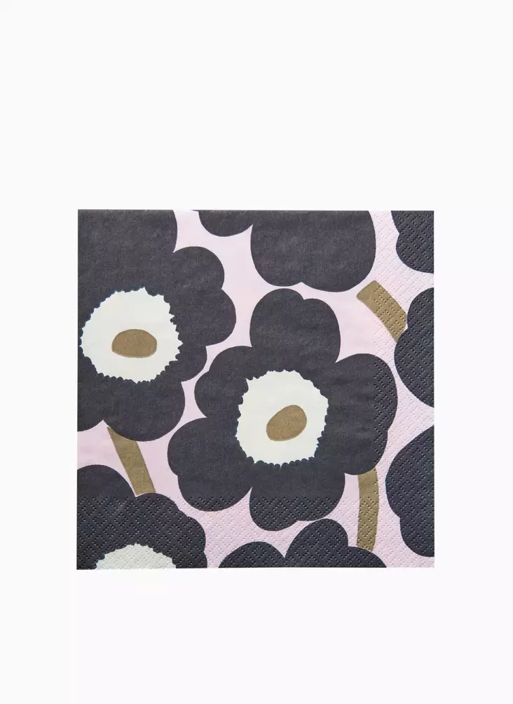 Marimekko Unikko Lautasliina 33x33 cm | 20kpl - Marimekko Servetit - 6411633140751 - 1