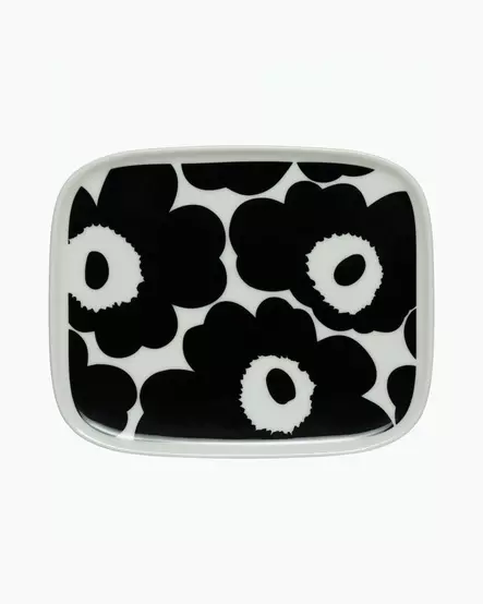 Marimekko Oiva Unikko Lautanen 15x12cm - Marimekko Lautaset - 6411254668962 - 1