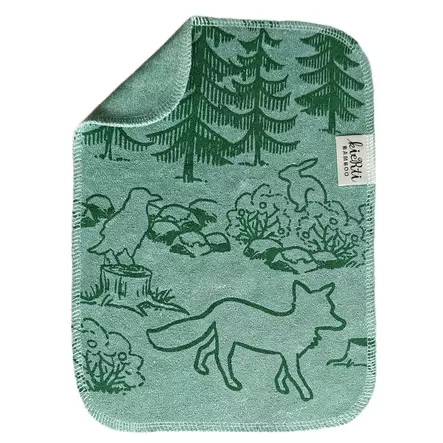 Kierti Bambu Tiskirätti Meidän Metsässä, Juhlatuote - Keittiötekstiilit - 6409310057082 - 1