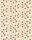 Marimekko Pieni Unikko Puuvillakangas, beige, puuvilla, roosa - Marimekko Kankaat - 6411254987162 - 1