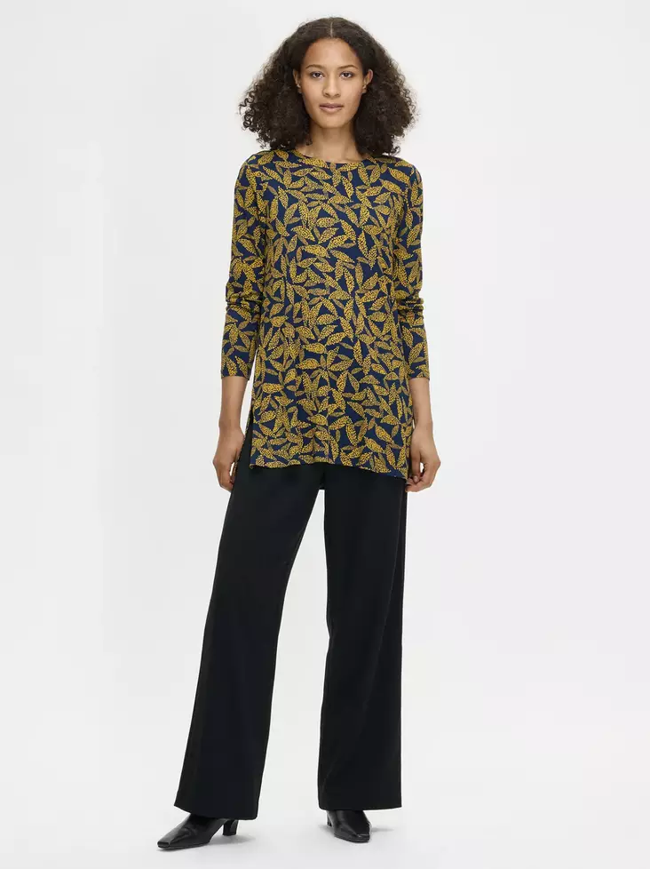 Nanso Triine Kuosillinen Viskoositrikoo Tunika - Trikootunikat ja Collegetunikat - 25429013-4472 - 1