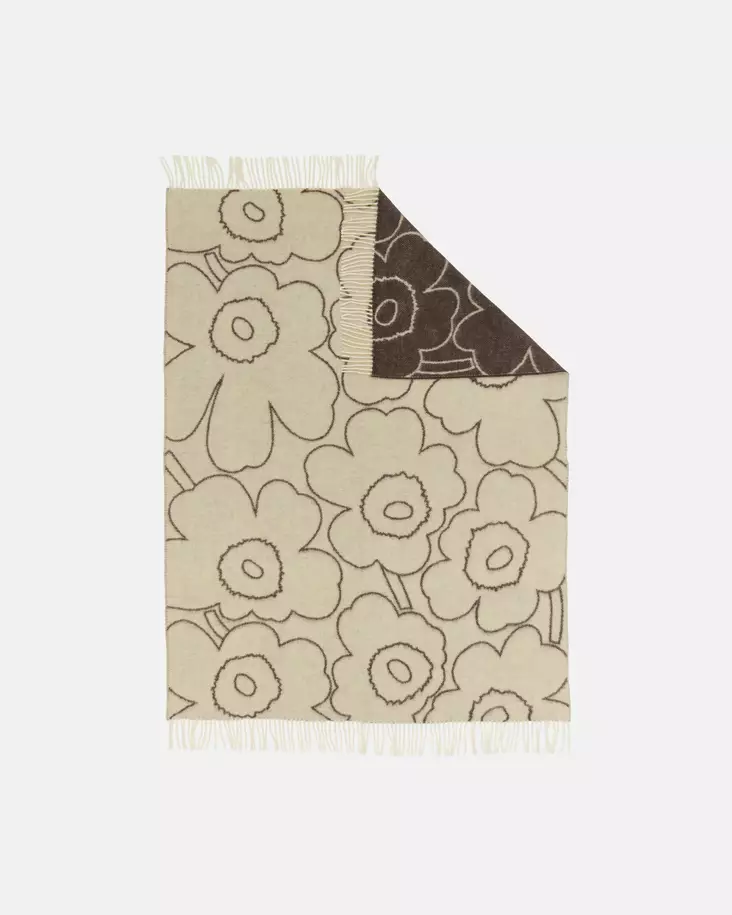Marimekko Piirto Unikko RWS Huopa 130x170 cm - Marimekko Huovat - 6411255127932 - 1