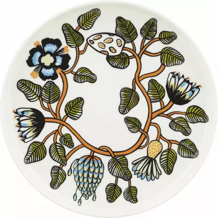Marimekko Oiva Tiara Lautanen 25 cm - Marimekko Lautaset - 6411255018223 - 2