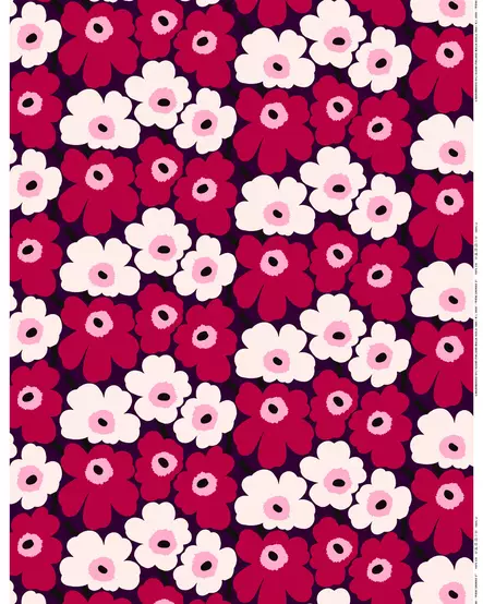 Marimekko Pieni Unikko Akryylipinnoitettu Puuvillakangas - Marimekko Akryylipinnoitettu Kangas - 6411255125853 - 1
