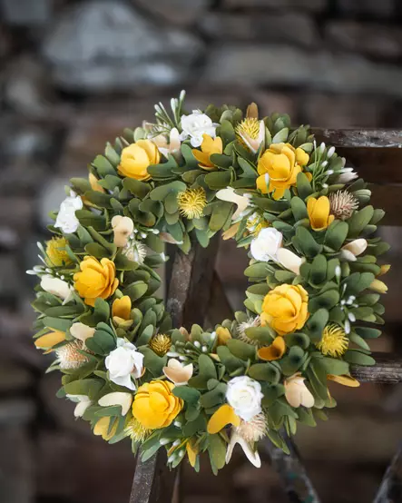 Alot Puinen Ruusukranssi Ø40x7 cm - Sisustusesineet - 7333530006833 - 2