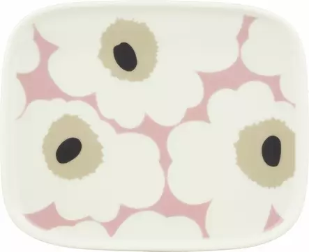 Marimekko Oiva Unikko Lautanen 15x12 cm - Marimekko Lautaset - 6411255123903 - 2